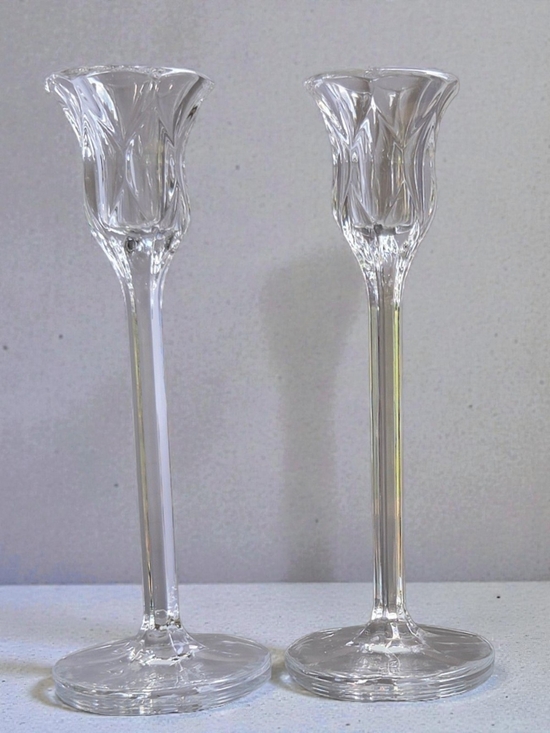 Lenox Other - Lenox Harlequin Crystal Candlestick Holders